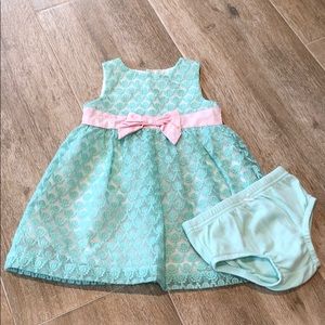 LIKE NEW HARTSTRINGS BABY DRESS